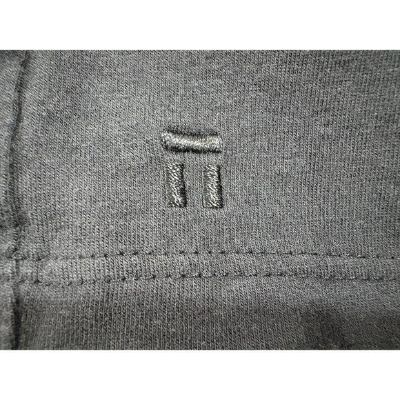 Tommy John Loungewear Henley Black Short Sleeve T-shirt Cotton Modal Stretch L - Picture 7 of 8